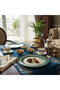 Tropical Coconut Ceramic Dinner Plate – 26 cm (White & Green) - 2