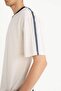 100% Cotton Boxy Fit Crew Neck Pique Short Sleeve T-Shirt F8673Ax26Sp - 3