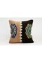 Vintage Throw Pillow Cover Made of Handmade Rug, Wool, 40X40 cm