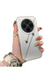 Vivo X300 Compatible Hard Acrylic Back Silicone Edge Lens Protection Case Airplane Show