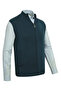 Men's Half Turtleneck Pocketed Zipper Petrol Vest Classic Fit - 5200J - 4