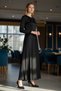 Stoned Women's Evening Dress Shoes Stoned Stiletto Women's Heeled Shoes Silver Heels Black Heels