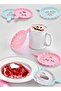 Set of 4 Coffee and Dessert Decoration Stencils |   Latte Oatmeal Rice Pudding Pattern Apparatus - 2