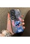 Vivo Y29 5g Compatible Hard Acrylic Back Silicone Edge Lens Protection Case Stitch Patterned - 2