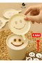 Set of 4 Coffee and Dessert Decoration Stencils |   Latte Oatmeal Rice Pudding Pattern Apparatus