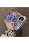 Samsung Galaxy A51 4g Compatible Hard Acrylic Back Silicone Edge Lens Protection Case Stitch Patterned - 4