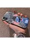iPhone X/Xs Compatible Hard Acrylic Back Silicone Edge Lens Protection Case Stitch Patterned - 3