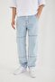 Men's Pocket Detail Printed Baggy Pants - 2