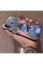 Samsung Galaxy A30/A20 Compatible Hard Acrylic Back Silicone Edge Lens Protection Case Stitch Patterned - 3