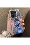 Vivo X200 Fe Compatible Hard Acrylic Back Silicone Edge Lens Protection Case Stitch Patterned - 2