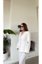 KADIN BEYAZ BLAZER CEKET