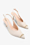 Nonba Women's Accessory Heeled Shoes - Nubuck Leather - 2