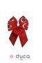 Red Moon Star Flag Printed Girl's Clip Buckle - 2