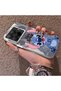 Mi 15t Pro Compatible Hard Acrylic Back Silicone Edge Lens Protection Case Stitch Patterned - 3
