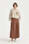 TENCEL™ Trouser Skirt Light Brown