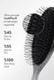 Watercolor Detangling Hairbrush - Black - - 4