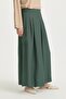 Lyocell Trouser Skirt Emerald - 3