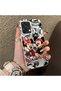 Oppo A6 Pro 4G/5G Compatible Hard Acrylic Back Silicone Edge Lens Protection Case Mickey - 2