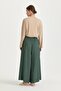 Lyocell Trouser Skirt Emerald - 4