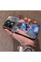 Vivo Y28 4g Compatible Hard Acrylic Back Silicone Edge Lens Protection Case Stitch Patterned - 3