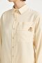 Pocket Detail TENCEL™ Trousers Tunic Set Butter Yellow - 3