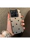 Mi 15t Pro Compatible Hard Acrylic Back Silicone Edge Lens Protection Case Heart Pattern - 2