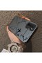 Oppo A16/A16S Compatible Hard Acrylic Back Silicone Edge Lens Protection Case Airplane Pattern - 4
