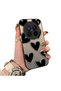 Vivo X200 Pro Compatible Hard Acrylic Back Silicone Edge Lens Protection Case Heart Pattern