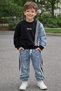 Boy's Denim Detailed Suit - 2