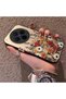 Vivo X300 Compatible Hard Acrylic Back Silicone Edge Lens Protection Case Beautiful Flower - 4