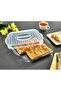 Square Glass Jar Lid 28.2 X 31.75 cm |   Practical Lid Compatible with Borcam and Tray