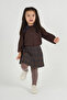 Blue Embroidered Shirt Bitter Brown - 3