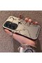 Samsung Galaxy S25 Compatible Hard Acrylic Back Silicone Edge Lens Protection Case Airplane Pattern - 3