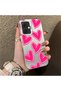 Tecno Spark Go 2 Compatible Hard Acrylic Back Silicone Edge Lens Protection Case Heart Pattern - 2