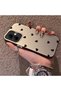 Infinix Smart 10 Compatible Hard Acrylic Back Silicone Edge Lens Protection Case Heart Pattern - 3
