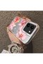 Vivo Y36 4G/5G Compatible Hard Acrylic Back Silicone Edge Lens Protection Case Lily Pattern - 5