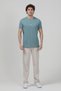 Men's Crew Neck John Borners Printed 100% Cotton Pack T-Shirts Light Green - 26Y 2020-1 - 4