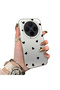 Vivo X300 Compatible Hard Acrylic Back Silicone Edge Lens Protection Case Heart Pattern