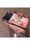 حافظة حماية للعدسات من السيليكون الصلب أكريليك درجة متوافقة مع هاتف iPhone 17 Pro Max بنمط زنبق - 3