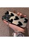 Realme C63 4G/C61 Compatible Hard Acrylic Back Silicone Edge Lens Protection Case Heart Pattern - 3