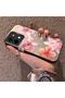 Vivo Y28 4g Compatible Hard Acrylic Back Silicone Edge Lens Protection Case Lily Pattern - 3