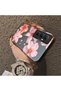 Realme C65 4g Compatible Hard Acrylic Back Silicone Edge Lens Protection Case Lily Pattern - 4