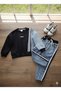 Boy's Denim Detailed Suit - 6