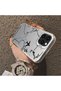 iPhone 13 Pro Compatible Hard Acrylic Back Silicone Edge Lens Protection Case Airplane Pattern - 4
