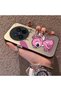 Vivo X200 Pro Compatible Stitch Couple Pattern Case Hard Acrylic Back Silicone Edge Lens Protection - 3