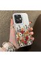Oppo A3/A3X 4G/5G Compatible Hard Acrylic Back Silicone Edge Lens Protection Case Beautiful Flower - 2