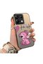 Redmi Note 13 Pro 5g Compatible Stitch Couple Pattern Case Hard Acrylic Back Silicone Edge Lens Protection
