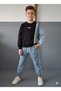 Boy's Denim Detailed Suit - 5