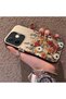 Oppo A5 Pro 4G/5G Compatible Hard Acrylic Back Silicone Edge Lens Protection Case Beautiful Flower - 4