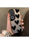 Vivo Y29 5g Compatible Hard Acrylic Back Silicone Edge Lens Protection Case Heart Pattern - 2